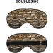 SSIMOO Rustic Rocks Brick Wall Print Eye Mask | Ultra-Soft Light-Blocking for Comfort & Restful Sleep - International Shipping - Buy Online on GoSupps.com