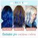 Runature Real Hair Extensions - Blue Tape-In Extensions 55cm 10 Pieces 25g - Premium Quality Real Hair Tapes - Buy Online on GoSupps.com