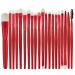 Makeup Brushes ZHIYE Make up Brush Set 20 PCs Professional Face Eyeliner for Foundation Blush Concealer Eyeshadow with Travel Red