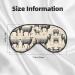 Buy SSIMOO Cute Sheep Lamb Print Eye Mask - Ultra-Soft Light-Blocking for Restful Sleep | International Shipping - Buy Online on GoSupps.com