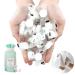 50 Pcs Compressed Towel Tablets Portable Disposable Coin Tissues  Soft Compressed Wash Wipe  Face Care Cloth  Perfect for Traveling Camping Cosmetic Use