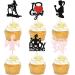 Keaziu 36PCS Gym Theme Cupcake Toppers Love Gym Fitness Weight Lifting Cupcake Toppers Fitness Themed Birthday Decorations Party Supplies Women Women Gym