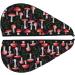 Red Mushrooms Microfiber Hair Towel - Super Absorbent Coral Velvet Wrap for Long Curly & Thick Hair - Quick Dry Cap for Women - Buy Online on GoSupps.com