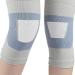 Buy Light Gray Compression Knee Pad XL - Sweat Absorbing & Elastic for Yoga | International Shipping Available - Buy Online on GoSupps.com