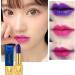  Rosixehird Blue Magic Lipstick Color Changing Lipstick Blue Lipstick Long Lasting Waterproof Tinted Lip Balm for Women Girls - Buy Online on GoSupps.com