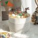 INDRESSME Small Rope Basket - Round Woven Storage Basket for Cute Dog Toys, Baby Nursery, Keys - 9.4 x 9.4 x 7.1 inches White - Buy Online on GoSupps.com