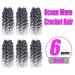 Short 10 inch Grey Curly Crochet Hair for Black Women - Water Wave Ocean Wave Gogo Curl Crochet Braids (TGREY) - Buy Online on GoSupps.com