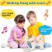 Marsjoy Walking Dog Toy - Interactive Musical Singing Puppy with Leash | Stuffed Animal Shaking Toy for Boys | Pomeranian Robot Dog with Volume Adjustment - Buy Online on GoSupps.com