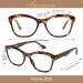 AMOMOMA Retro Cat Eye Reading Glasses 2.0x Blue Light Blocking Anti Eyestrain Readers - Grey Tortoise & Black & Brown Tortoise | AM6004 P1 - Buy Online on GoSupps.com