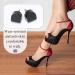 10 Pairs High Heel Replacement Tips | Stiletto Caps & Protector Dowels | U-Shape Black Cover for Women - Buy Online on GoSupps.com