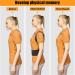 Aollop Posture Corrector Men and Women - Back Support Brace for Lower Back Pain Relief - Adjustable Lumbar Support Belt for Improved Posture - Breathable Elastic Bands - Black, Waist 27'-51 - Buy Online on GoSupps.com