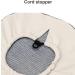 XL Green Flower Ostomy Pouch Cover with Cord Stopper - Deodorizing & Stretchy - Buy Online on GoSupps.com