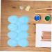 TEHAUX Epoxy Mold Resin Epoxy Key Fob Chocolates Labels Candle Creative Keychain Mold Candy Egg Shape Blue 21.7x14.6cm - Buy Online on GoSupps.com