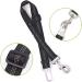 LauCentral Dog Seat Belts for Car 2 Packs Headrest Restraint Puppy Safety Adjustable Dog Car Seatbelts and Strong Leash Leads Accessories for Dogs Cats Pets Black - Buy Online on GoSupps.com
