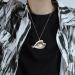 RJSQAQE Dog Trailer Necklace - Cute Sleeping Dog Acrylic Jewelry | Perfect Dog Memorial Gift for Dog Lovers - Buy Online on GoSupps.com
