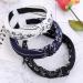 Shop Lurrose Handmade Fabric Hair Bands - 3 Piece Set | Women s Wide Knot Hair Accessories in White Blue Black - Buy Online on GoSupps.com
