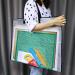 2 Pack 19x25 Inch Art Portfolio Bags with Zipper and Handle - Vinyl Mesh Organizers for Posters, Bulletin Boards, Artworks, Charts - Storage Solution for Teaching Material - Buy Online on GoSupps.com
