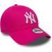 New Era 9Forty Adjustable Kids Cap - New York Yankees Youth White/Pink | Shop Internationally - Buy Online on GoSupps.com