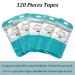 120 Double Sided Hair Extension Tape Tabs - USA White Adhesive Tapes for 12 Inch Tape-in Extensions - 4 x 0.8 cm 120PCS - Buy Online on GoSupps.com