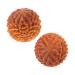Frcolor 2st massage ball pull points B Excess hand massage balls made of wood massage ball decompression ball walking aid gymnasium ball handicraft balls handball