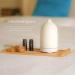 TiffBox Ceramic Essential Oil Diffuser - Handcrafted Ultrasonic Cool Mist Humidifier for Aromatherapy with 7 Color LED - Waterless Auto Shut-Off - Perfect for Home, Office, and Yoga - White - Buy Online on GoSupps.com