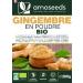 Organic Ginger Powder 200G | Antioxidant Joints Anti-Nausea | Lemon and Spicy Taste | Superior Quality - Buy Online on GoSupps.com