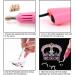 GGLTECK Hotfix Applicator Rhinestones Kit with 5304 PCS Rhinestones - DIY Bedazzler Tool with 7 Tips, Tweezers, and Cleaning Brush - Pink - Buy Online on GoSupps.com