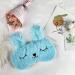 ULIFEMALL Cute 10 Rabbit Blue Sleeping Mask - Soft Fluffy Plush Bunny Blindfold for Kids, Girls, Boys, Women - Perfect for Night, Nap, Travel, Meditation - Buy Online on GoSupps.com