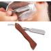 Professional Straight Edge Razor for Mustache & Beard - PU Leather Rosewander Hand Razor for Men (No Blade) - Buy Online on GoSupps.com