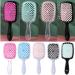 Comb Fluffy Shaped Comb Mesh Comb Wide Tooth Air Cushion Comb Massage Hair Brush Styling Tool Wide Tooth Comb (Color : White Green) - Buy Online on GoSupps.com