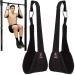 Legend Legacy Ab Straps for Pullup Bar Attachment & Abdominal Muscle Building Ab Sling Straps for Padded Arm Support - Hanging Workout Pull Up Straps for Men & Women Black