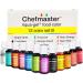 Chefmaster - Liqua-Gel Food Coloring - 12 Color Set B - Fade Resistant Food Coloring - 12 Pack - Vibrant, Eye-Catching Colors, Easy-To-Blend Formula, Fade-Resistant - Made in the USA