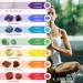 7pcs Raw Chakra Stones Set with Clear Quartz Crystal Pyramid and Rose Quartz Crystal Necklace - Reiki Yoga Meditation Gifts for Beginners - Buy Online on GoSupps.com