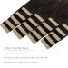 Premium If -alife Tape Extensions - 20pcs 50g 14 inch Balayage Dark Brown to Chestnut Brown Remy Invisible Skin Weft - Buy Online on GoSupps.com