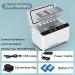 Portable High-Capacity Insulin Refrigerator Double-Layer Refrigerator Small Medical Travel Refrigerator USB Display Screen LED Travel Box Medicine Refrigerator 2- 2*battery - Buy Online on GoSupps.com