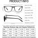 OCCI CHIARI Anti Blue Ray Reading Glasses for Men | Computer & Gaming Readers | Available in Multiple Powers (Black 300) - Shop Internationally - Buy Online on GoSupps.com