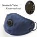 Trooper Trapper Hat with Face Mask - Windproof & Water Resistant Winter Russian Hat in Navy - Buy Online on GoSupps.com