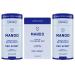 Mando Whole Body Deodorant For Men - 2-Pack Smooth Solid Stick and Acidified Cleansing Bar - Pro Sport Scent - Aluminum Free Baking Soda Free Skin Safe - Removes Odor Better than Soap - Moisturizing