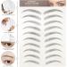  SOLUSTRE SOLUSTRE 12 Sheets Eyebrow Tattoo Stickers Waterproof Eyebrow Transfers Exfoliating Stickers for Women and Girls - Buy Online on GoSupps.com