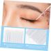 SKISUNO 100pcs Disposable Eyeliner Brush Liquid Eyeliner Cosmetic Eyeliner Wand Makeup Eye Tool Girl Make up 9x6.5cm White - Buy Online on GoSupps.com