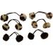 Zac's Alter Ego Set of 3 Leopard Print Hair Pom Pom Elastics - Buy Online on GoSupps.com