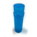 (11) Empty Clear Plastic Deodorant Containers - 2.2 Oz Cylinders for heel balm lotion bar etc. (Blue) - Buy Online on GoSupps.com