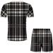 Men's Vintage Printed Summer Tracksuit Set - White, 3XL - Buy Online on GoSupps.com