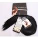 S-noilite 23 Inches (58cm) 3/4 Full Head One Piece 5clips Clip in Hair Extensions Extension Long Straight Hairpiece (Dark Black) - Buy Online on GoSupps.com