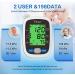 Ybor Blood Pressure Monitor for Home Use Digital Upper Arm Blood Pressure Machine with 2x99 Memory Large Backlit Screen Display Automatic Bp Machine Monitor with Large Cuff 22-44cm-Black - Buy Online on GoSupps.com