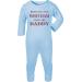 Born To Love West Ham Just Like Daddy Sleepsuit | 100% Fine Combed Cotton | UK Designed & Printed | 0-3 Months Blue - Buy Online on GoSupps.com