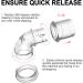2 Pack Dreamwear Compatible Replacement Elbow/Swivel by Medihealer - Prevent Air Leakage, Quick-Release Design - Buy Online on GoSupps.com