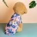 Topbuti 4-Piece Hawaiian Dog & Cat Shirt Set | Summer Beach Apparel for Extra Small Pets (Medium) - Buy Online on GoSupps.com