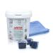 Sanit water tank cubes - 10 pieces 40 weeks of freshness in the bathroom - including microfiber cloth by k r4u - Made in Germany