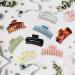 Hair Claw Clips Strong Hold 4 Rectangular Hairpins and 4 Strong Hold 4 inch Large Barrette Clamps for Thick Thin Fine Long Hair - Buy Online on GoSupps.com